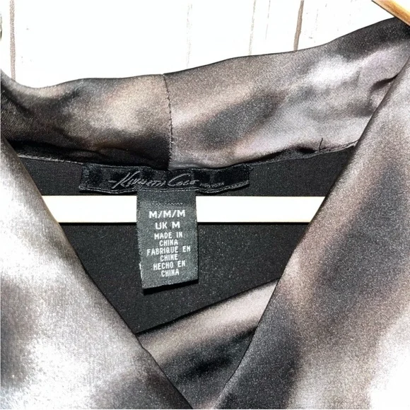 Kenneth Cole Drop Neck Sleeveless Blouse - Picture 5 of 5